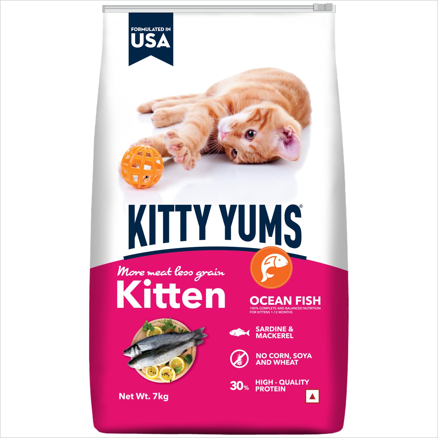 Kitty Yums Ocean Fish Kitten (1 to 12 Months)